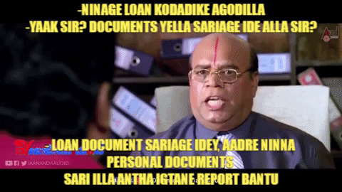 Bank Janardhan As Bank Manager In Melkote Manja