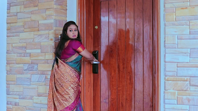 Hasini Looks The Automatic Door Of Their House On Purpose After Seeing Anika