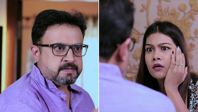 An Angry Still Of Chandru And Anika