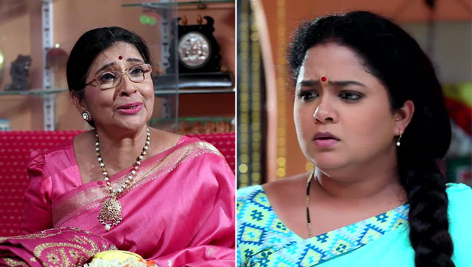A Still Of Arun's Mother (Left) And Subbalakshmi (Right)